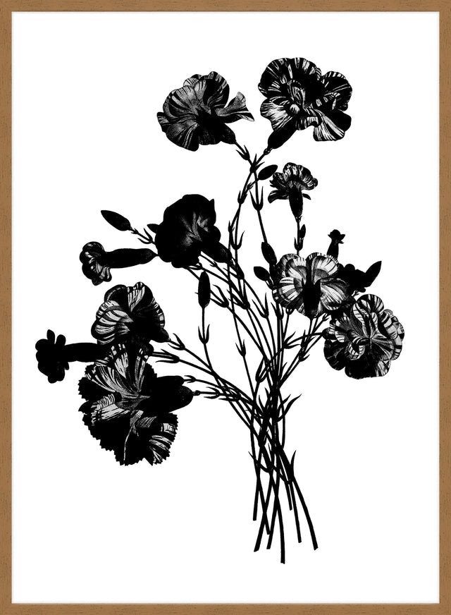 Black and White Vintage Bouquet 1