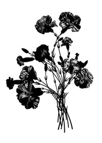 Black and White Vintage Bouquet 1