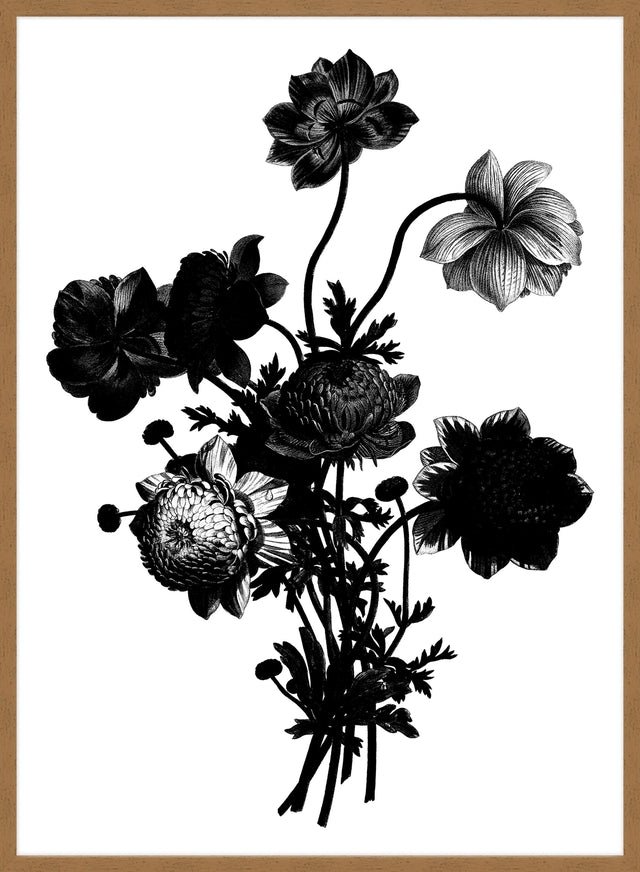 Black and White Vintage Bouquet 2