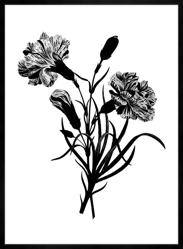 Black and White Vintage Bouquet 3