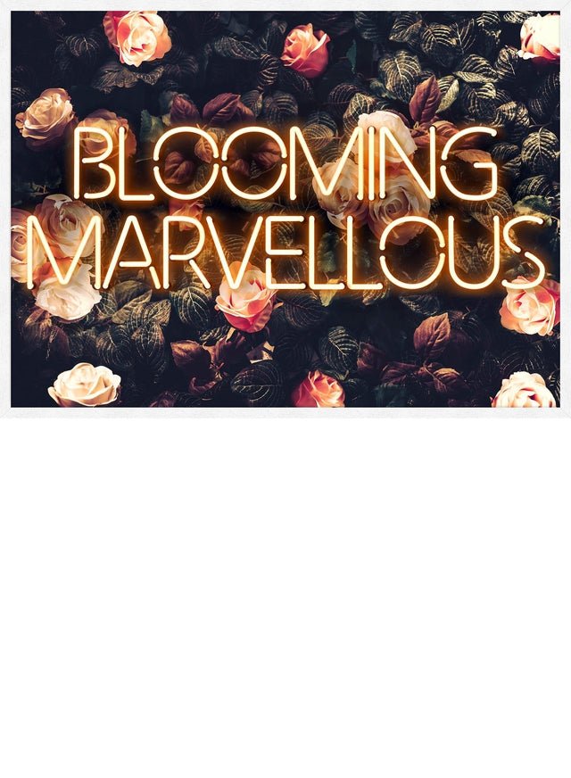 Blooming Mavellous Neon Print