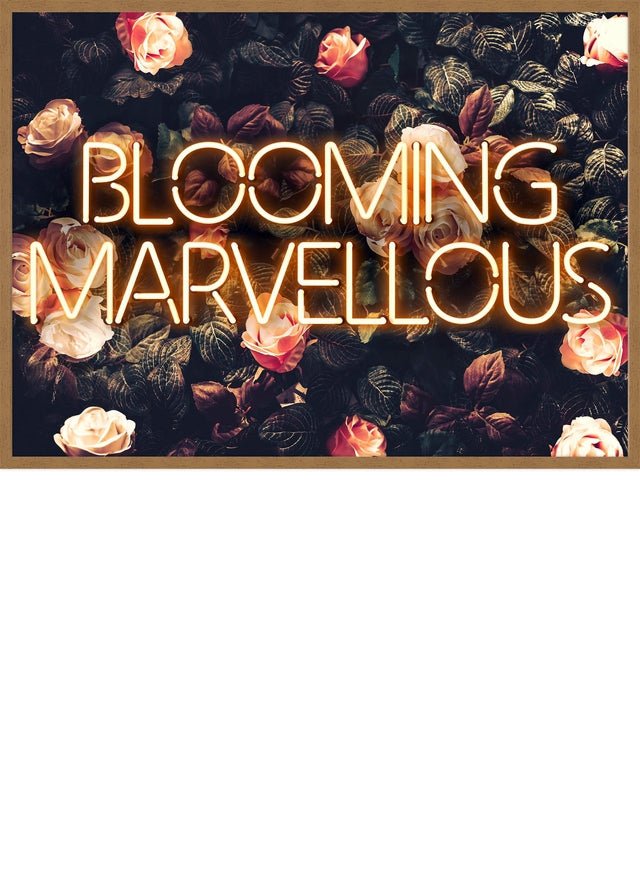 Blooming Mavellous Neon Print