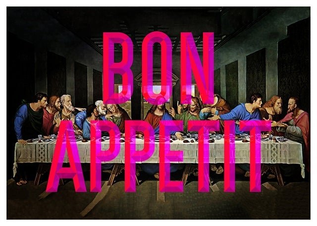 Bon Appetit Typography Print