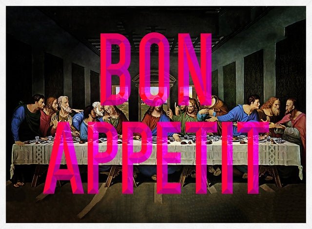 Bon Appetit Typography Print