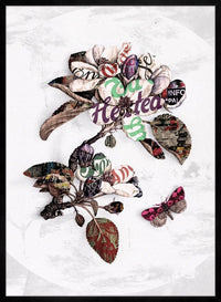 Botanical 7 Floral Typography Print