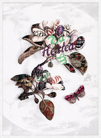 Botanical 7 Floral Typography Print