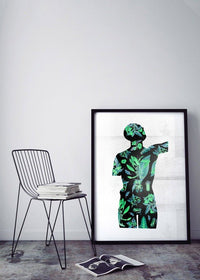 Botanical Anatomy Green Print