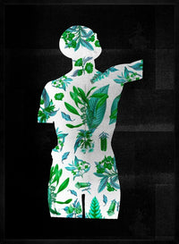 Botanical Anatomy Green Print