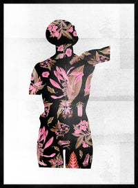 Botanical Anatomy Pink Print