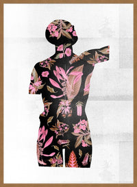 Botanical Anatomy Pink Print