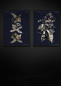Botanical Skulls Print Bundle