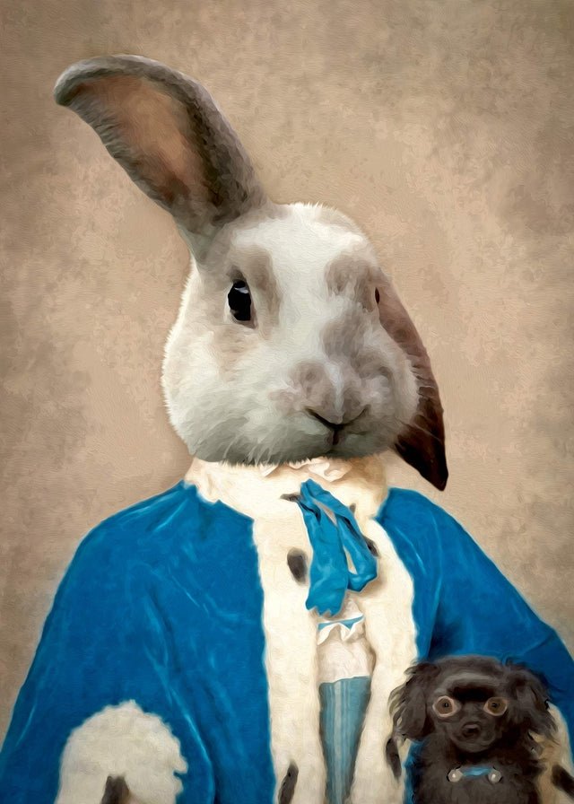 Bunny Portrait Print