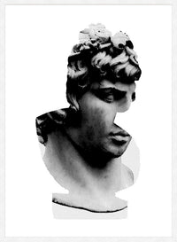 Bust 1 Black and White Print
