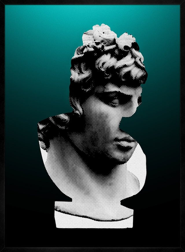 Bust 1 Green Print