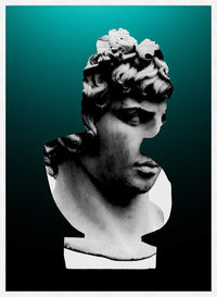 Bust 1 Green Print