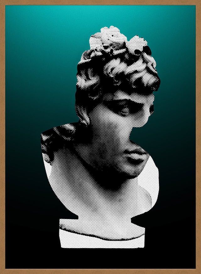 Bust 1 Green Print