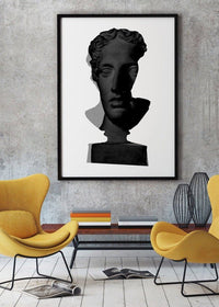 Bust 2 Black and White Print