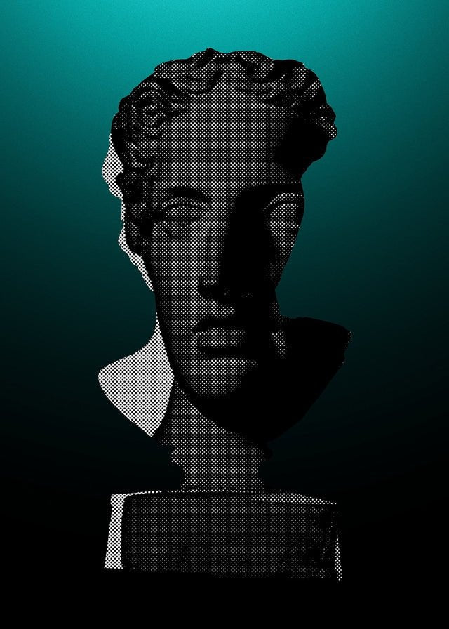 Bust 2 Green Print