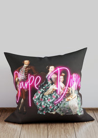 Carpe Diem Altered Art Cushion
