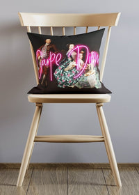Carpe Diem Altered Art Cushion