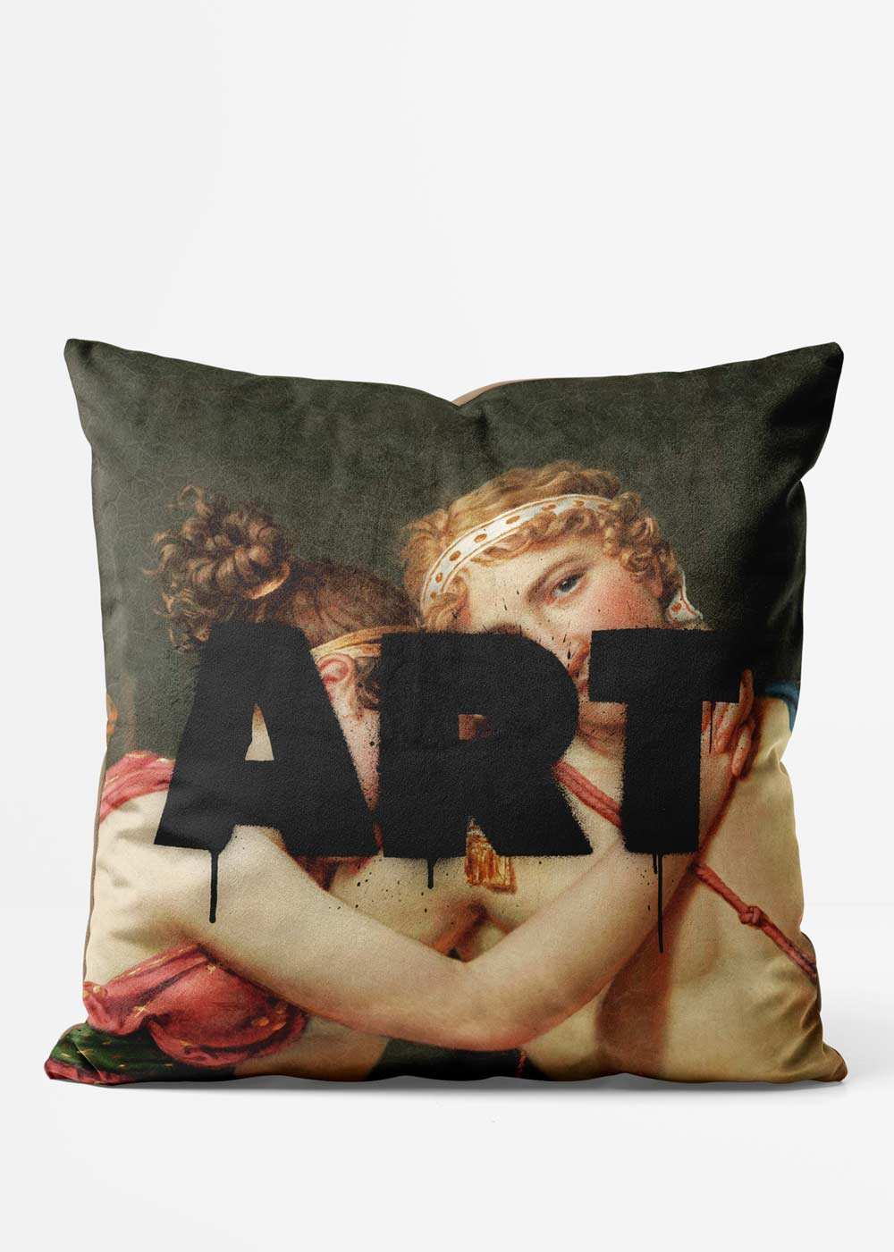 ART Black Altered Art Cushion