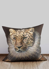 Leopard Queen Altered Art Cushion