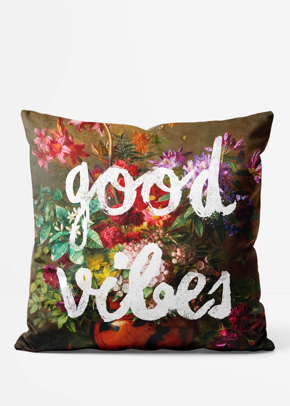 Good vibes only pillow best sale