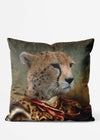 Cheetah Head Portrait Cushion
