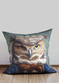 Owl Animal Portrait Cushion