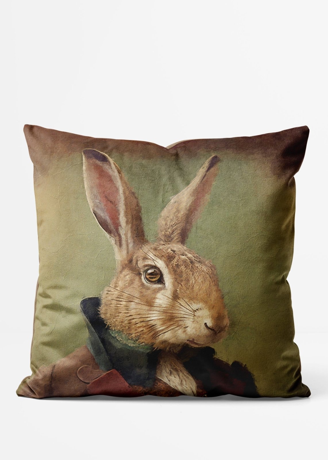 Hare Animal Portrait Cushion