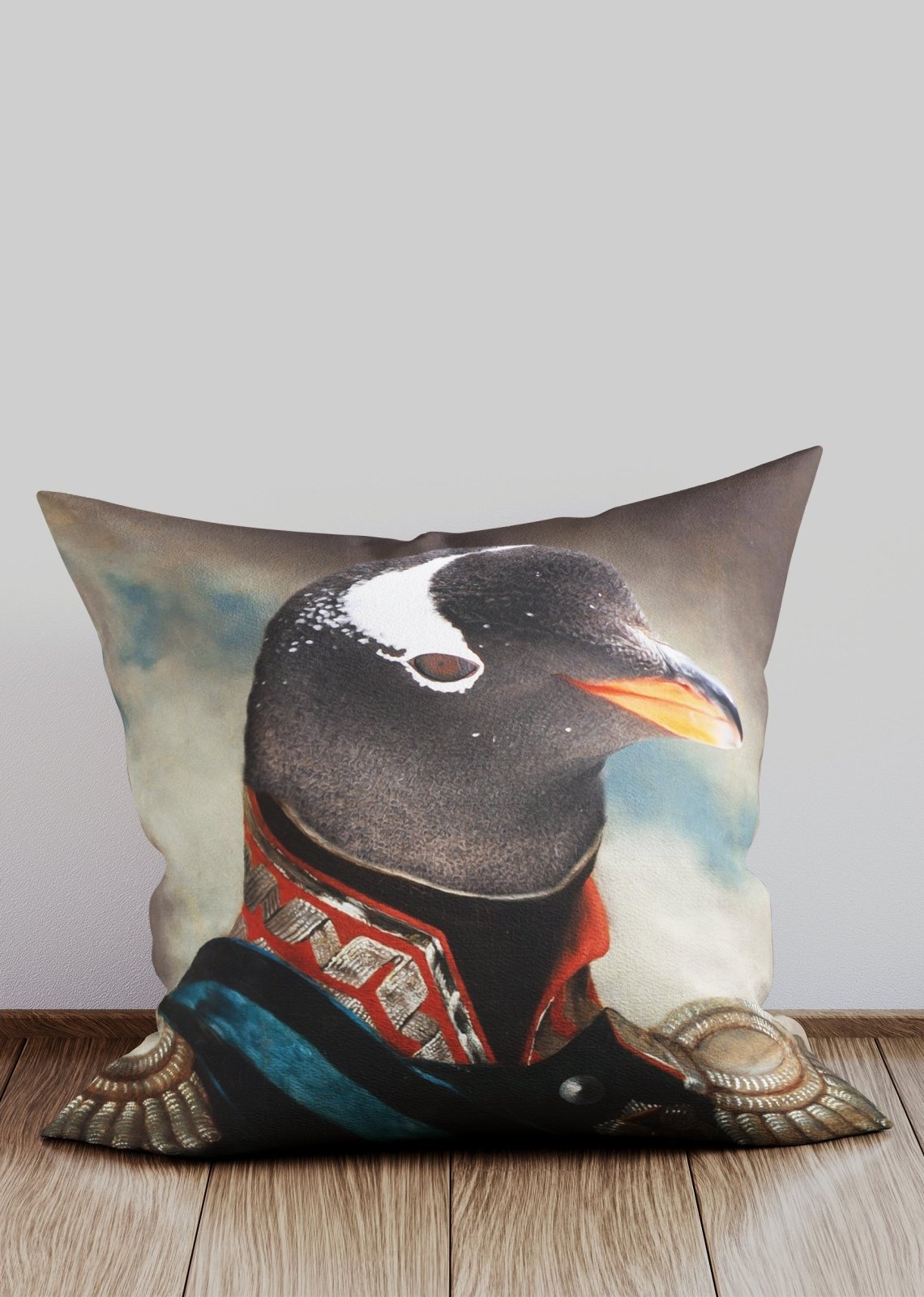 Penguin Animal Portrait Cushion
