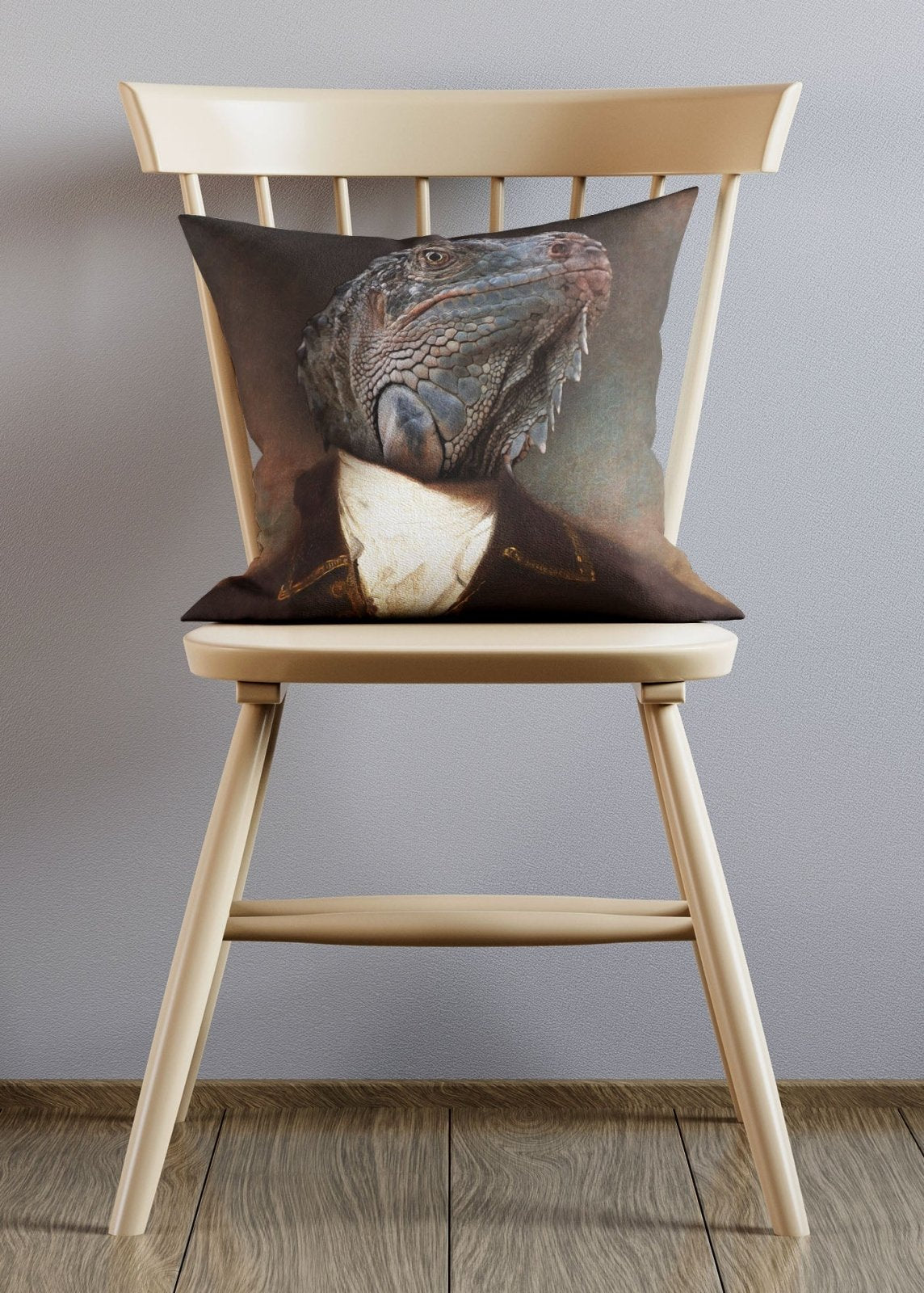 Lizard Animal Portrait Cushion