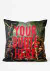Custom Leonidas Red Cushion