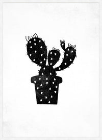 Cactus Silhouette Triangle Print
