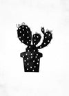Cactus Silhouette Triangle Print