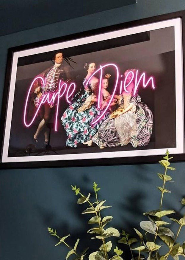 Carpe Diem Neon Print