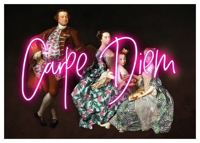 Carpe Diem Neon Print
