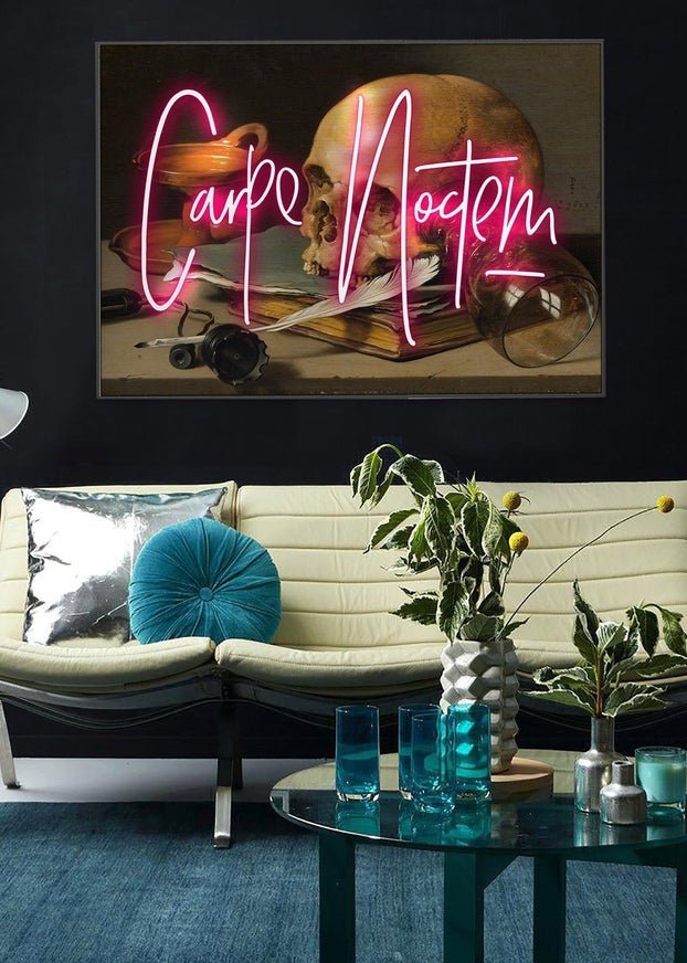 Carpe Noctem Neon Print