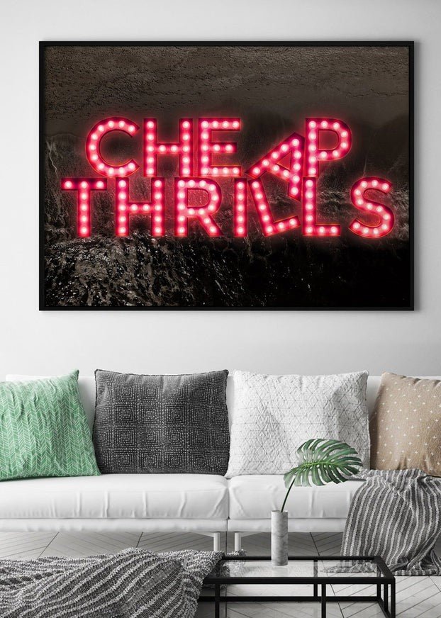 Cheap Thrills Fairground Lights Print