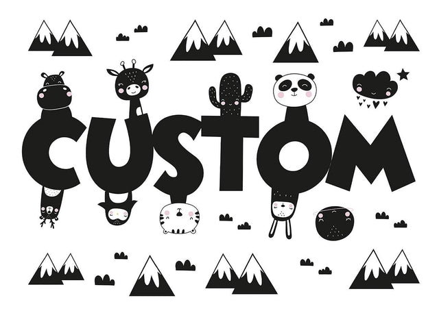 Critters Personalised Name Print