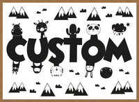 Critters Personalised Name Print