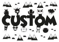 Critters Personalised Name Print