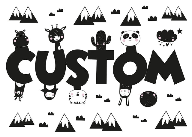Critters Personalised Name Print