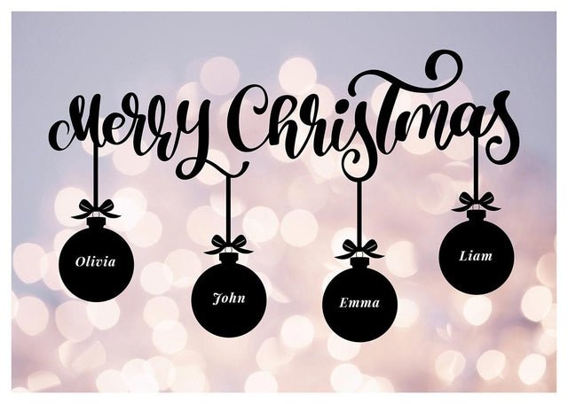 Custom Baubles Print