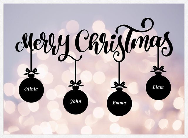Custom Baubles Print