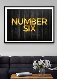 Custom Bulb Letters Yellow / Gold Print