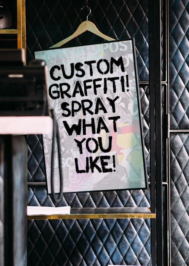 Custom Graffiti Stencil Print