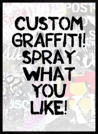 Custom Graffiti Stencil Print