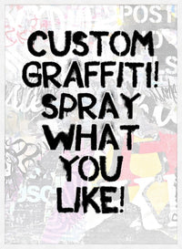 Custom Graffiti Stencil Print
