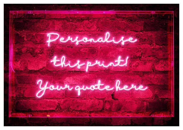 Custom Handwritten Neon Sign